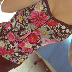 Rockstar corset top w/ skull leggings