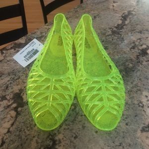 Neon Jelly Flats