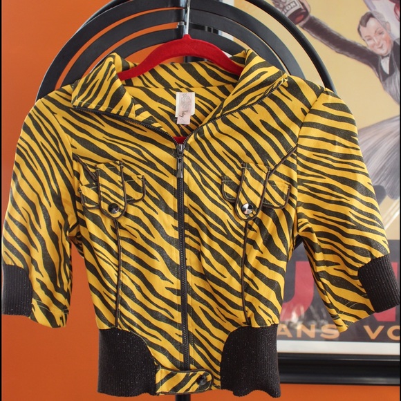 Zebra print jacket