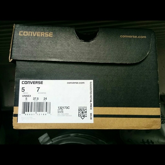 Converse Shoes - New leather all star chuck white