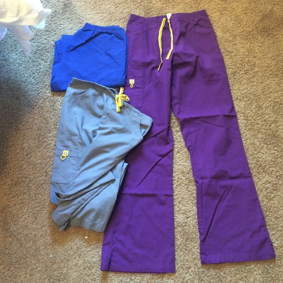 WonderWink scrub pants Med Tall barely used