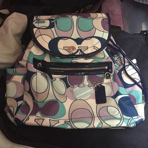 Mini coach backpack