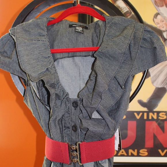 Denim blouse