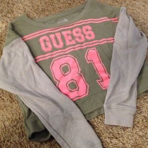 Guess cropped sweater!