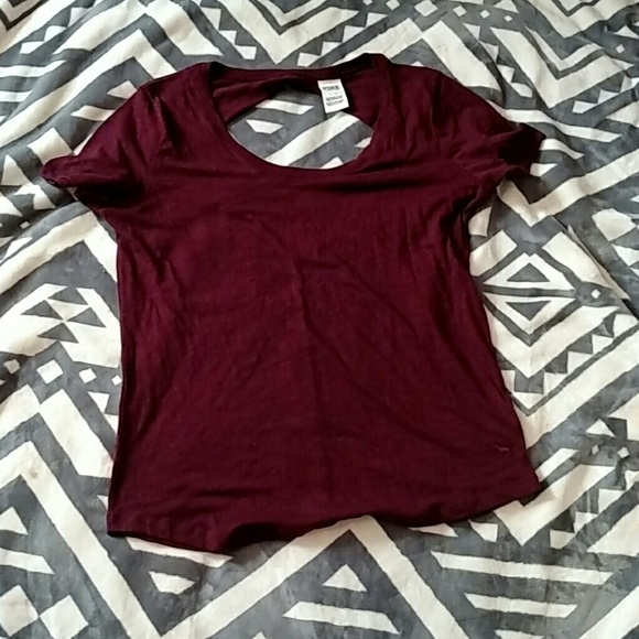 NWOT Diamond Open Back Tee