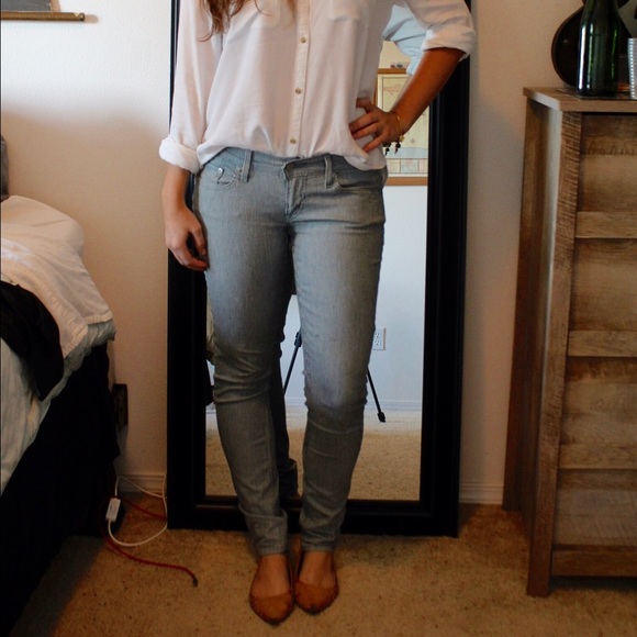 Levi's pinstriped Skinny Jeans