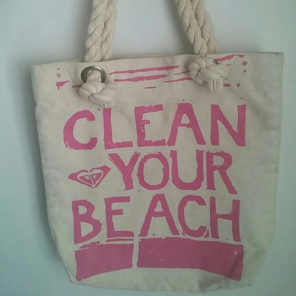 Roxy "Clean Your Beach" tote!