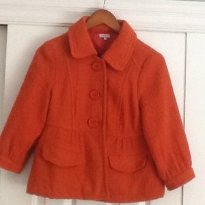 Sashimi burnt orange wool jacket