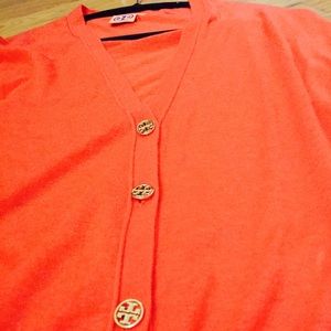 Tory Burch Sweaters - Tory Burch Orange Cardigan Tory Burch Sweaters - Tory Burch Orange Cardigan