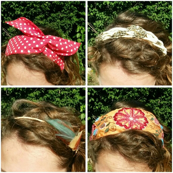 Headband Lot, 4 headbands