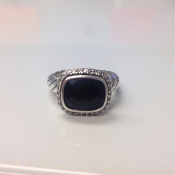 Onyx David yurman ring