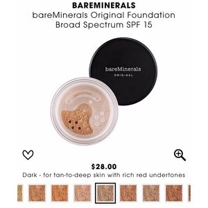 bareMinerals Original SPF 15 Foundation Dark C40