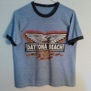 Daytona Beach retro biker tee.