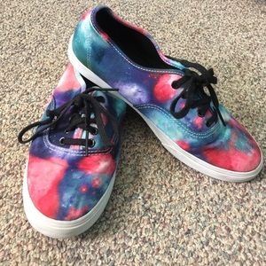 Vans size 8 (women's) Galaxy nebula print