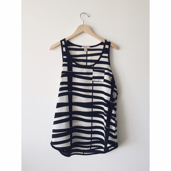 Forever 21 Patterned Tank Blouse