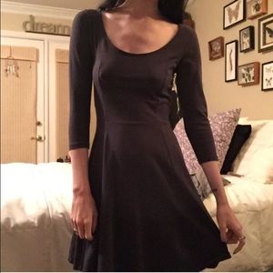Forever 21 Dark grey gray skater dress