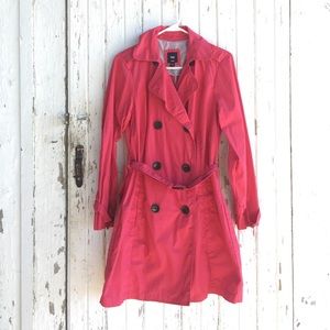 Gap Pink Trench Coat