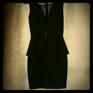 Black cocktail dress