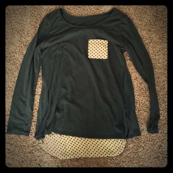 Long sleeved top large