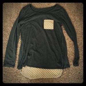 Long sleeved top large