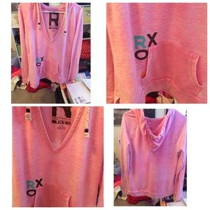Soft pink pullover Roxy sweatshirt