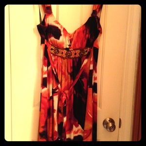 Watercolor dress size 8