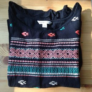 AEO Tribal Babydoll Top