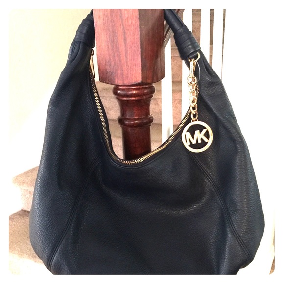 navy blue hobo bag