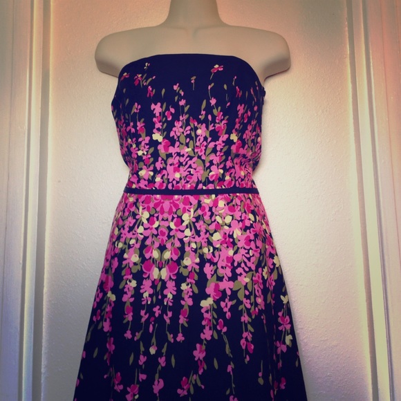 Strapless Anne Taylor Loft Dress