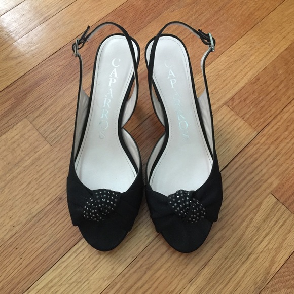 Caparros Black Heels