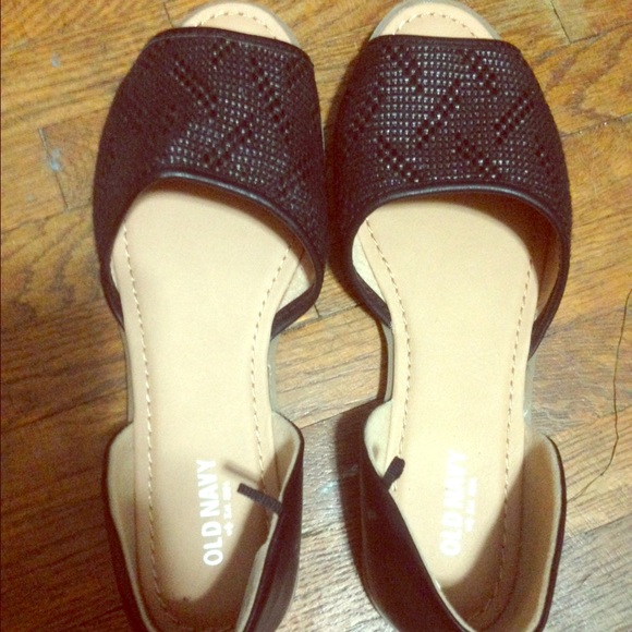 New peep toe Old Navy flats