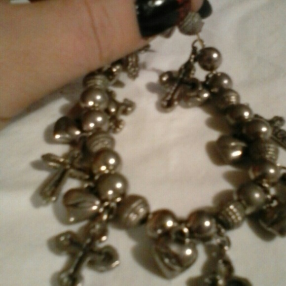 Heart and cross Bracelet