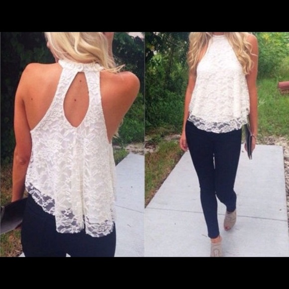 White Lace Top