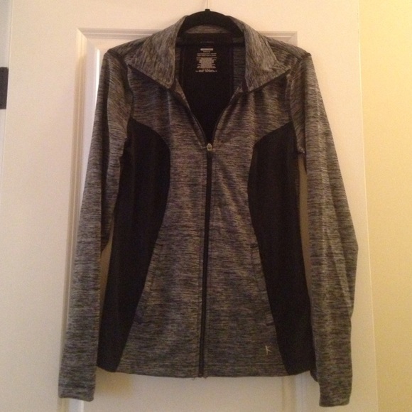 Athletic zip up running or workout jacket