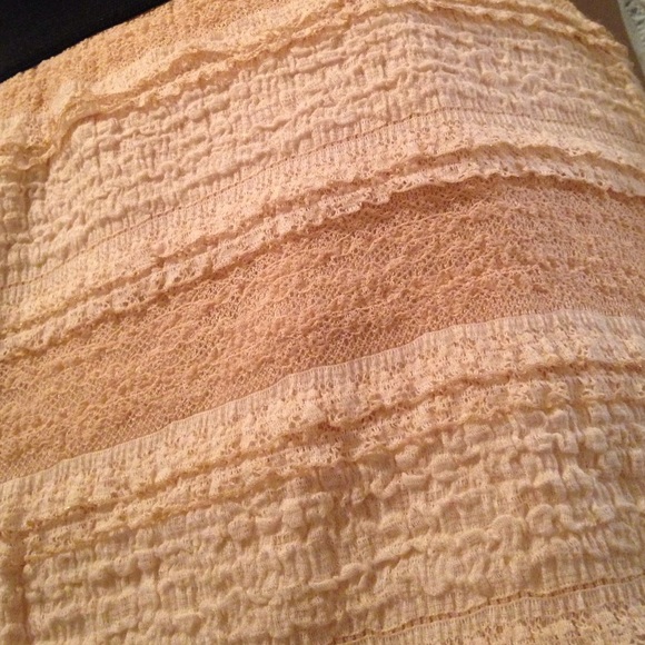 🍰 Free People Cream Lace Layer Skirt - Picture 4 of 4