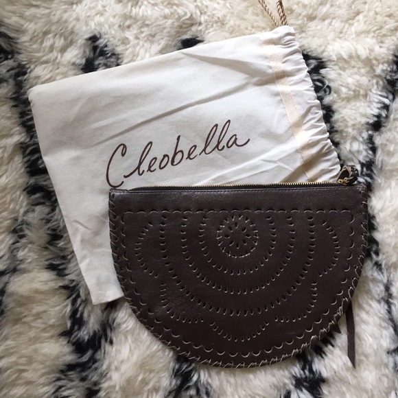 ❌❌SOLD❌❌Cleobella Half Moon Clutch