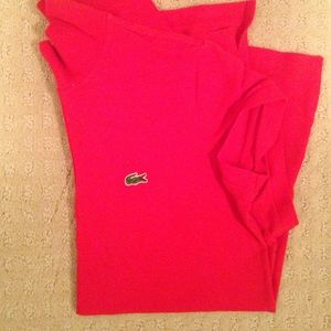 Lacoste red polo