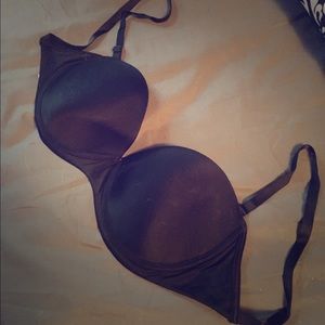 Black Backless Bra