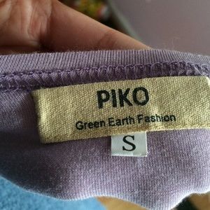 light purple piko top