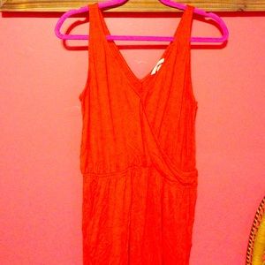 Salmon colored romper