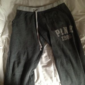 VS PINK Grey Sweats