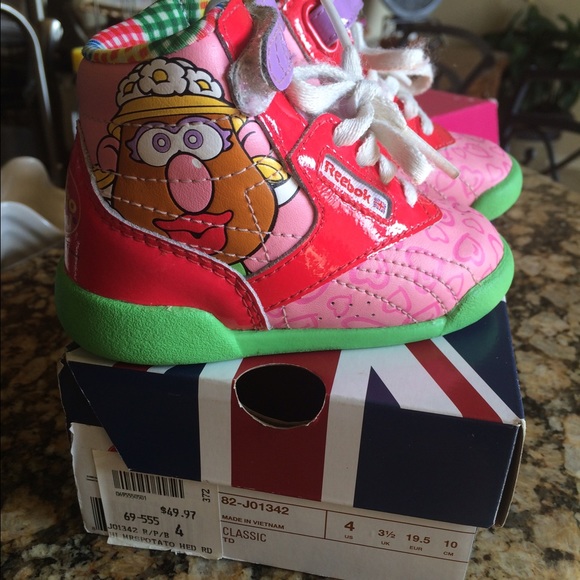 Mrs.potato head toddler shoes.