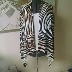 Zebra print sweater