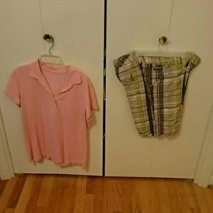 Women's golf outfit bundle