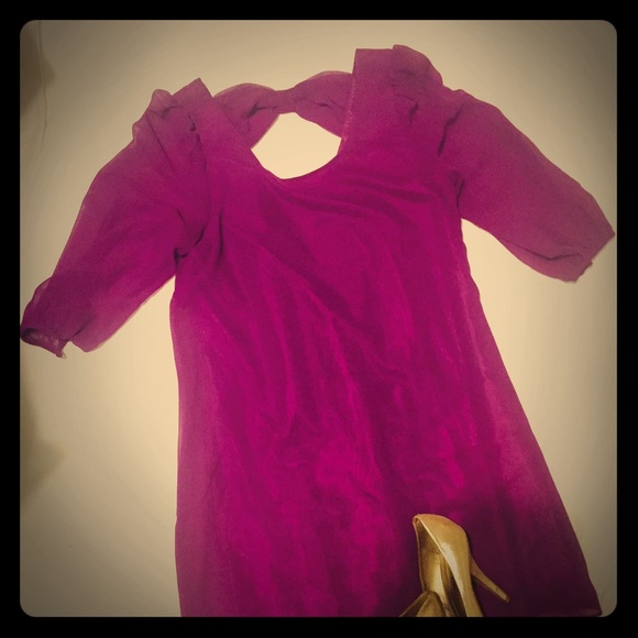 Forever 21 purple mini dress