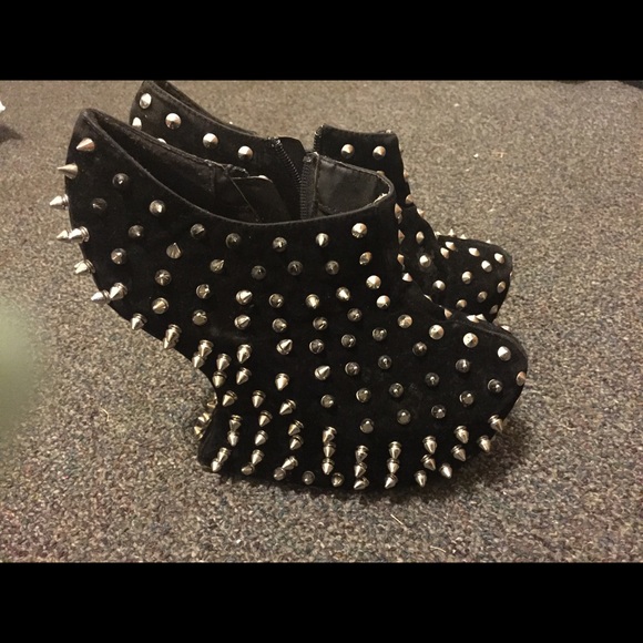 Studded heels