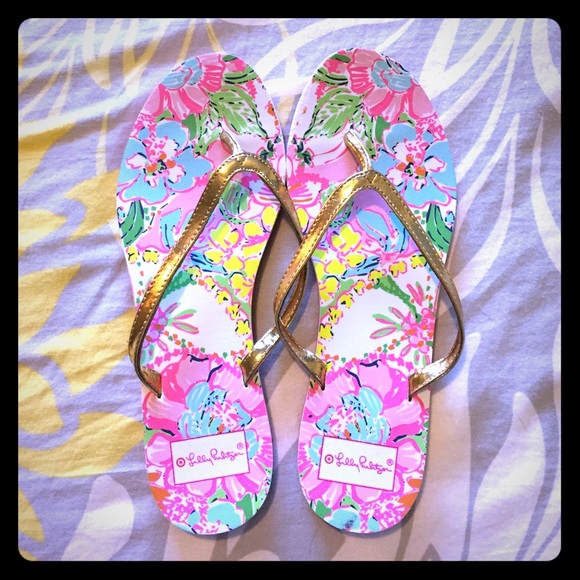 NWOT Lily Pulitzer for Target Flip Flops