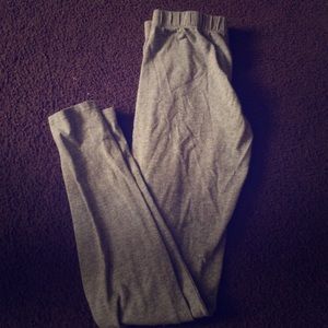 Gray leggings
