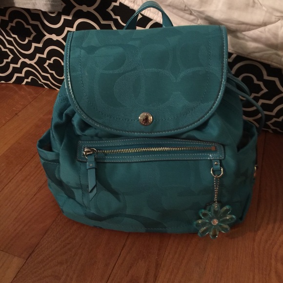 Coach Handbags - ✨SOLD✨Coach Teal backpack