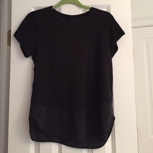 Cotton front blouse back j. Crew tshirt